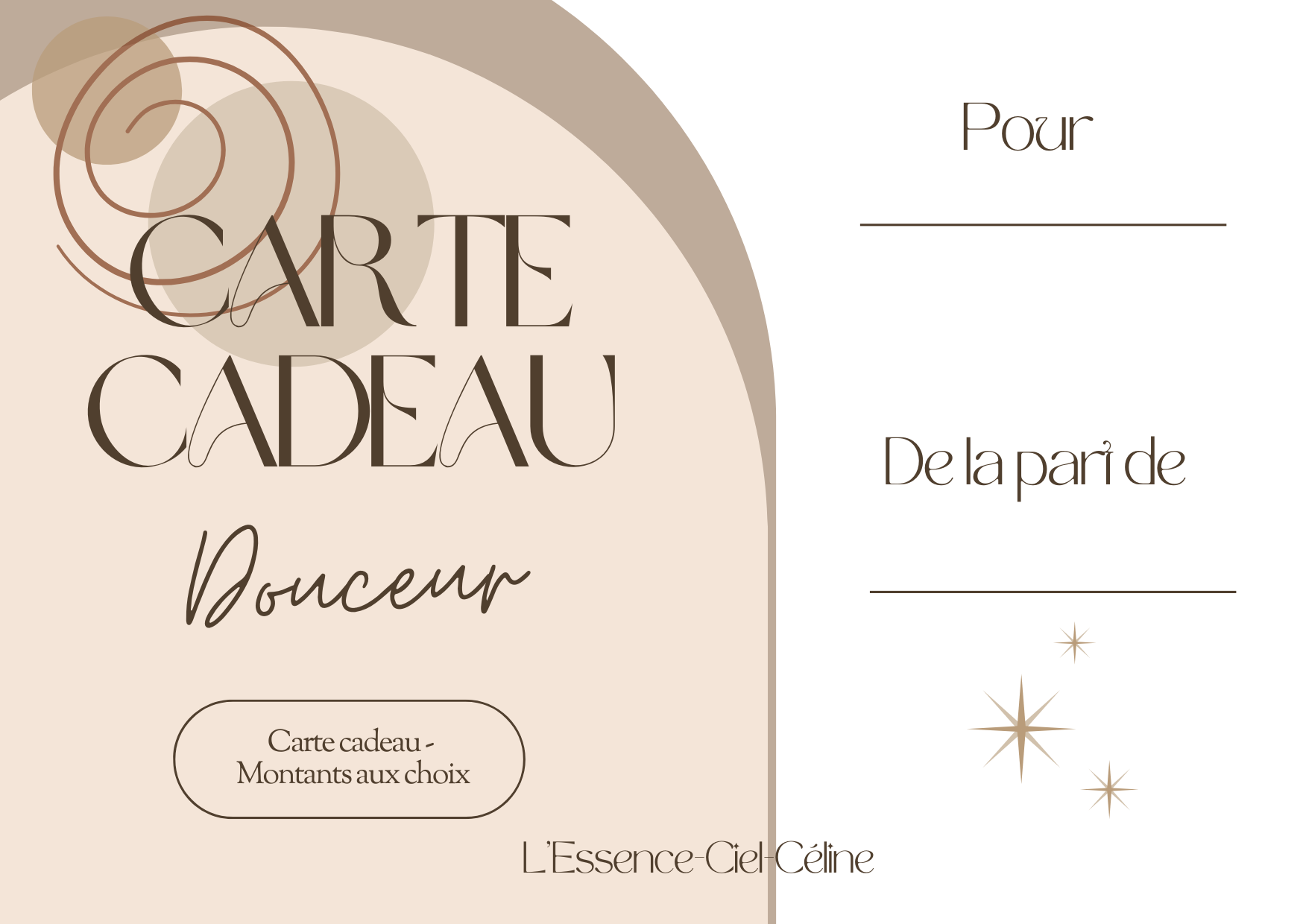 E- Carte cadeau - L'Essence Ciel | Céline Dotigny